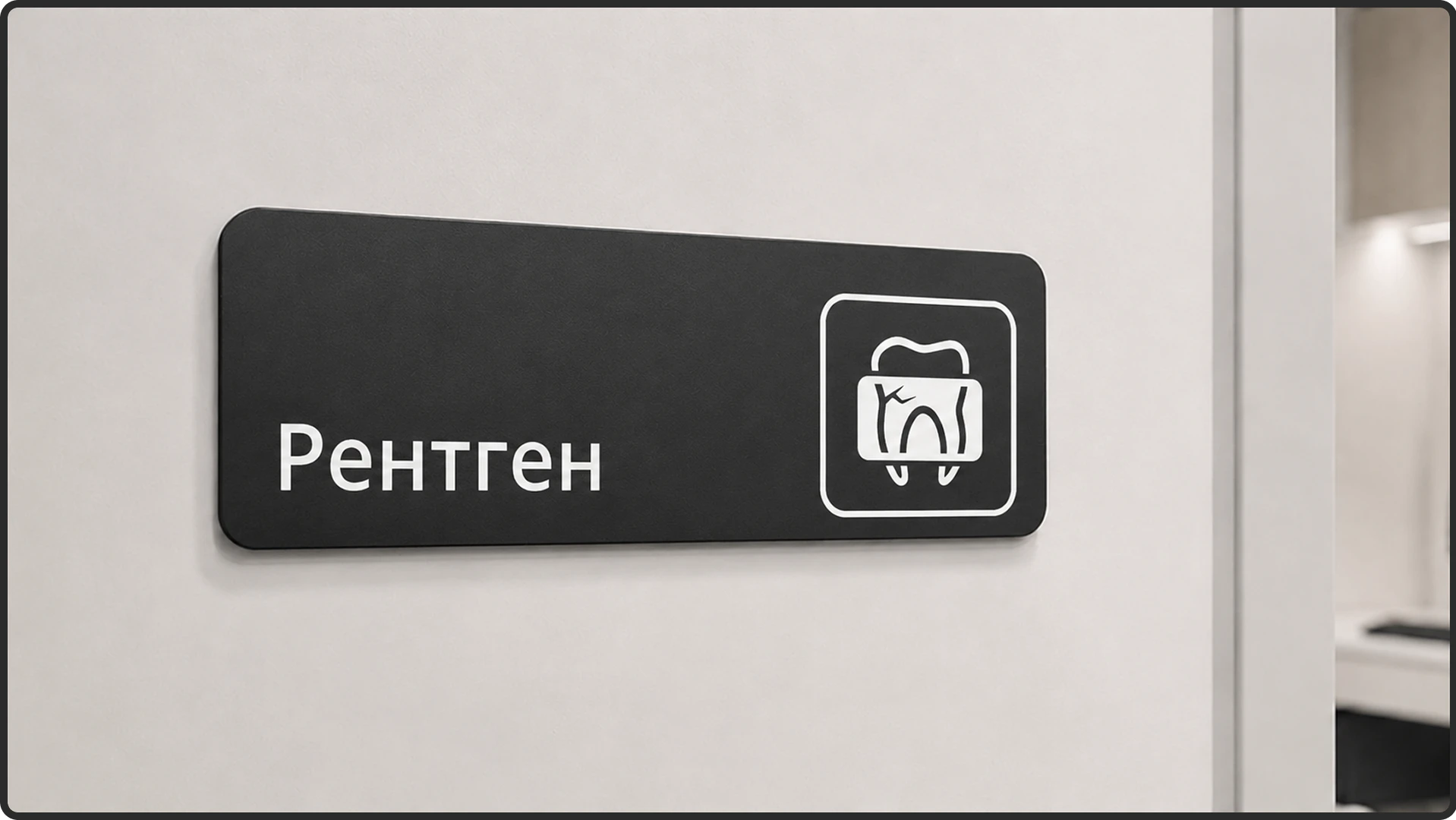 Табличка «Рентген»
